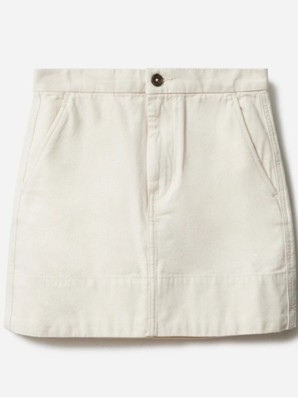 EVERLANE The Canvas Stamp Mini Skirt - Picture 4 of 8